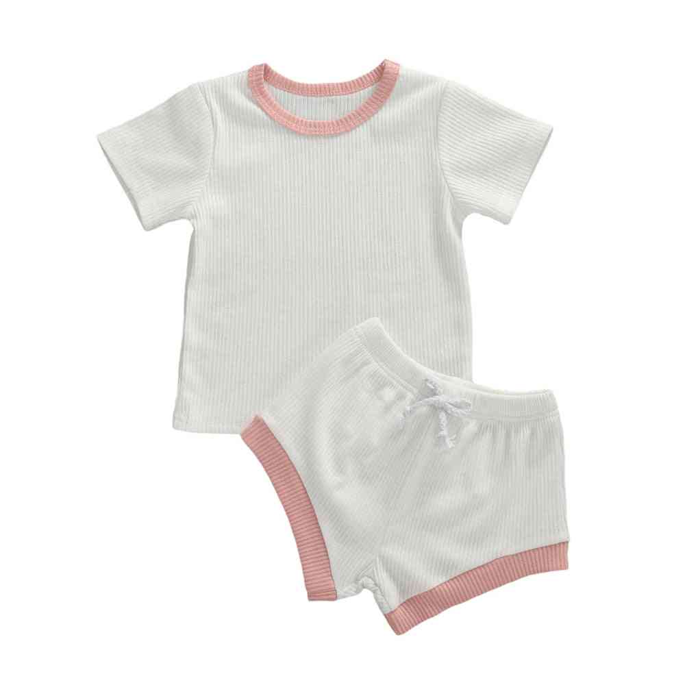 Baby  Clothes, Short Sleeve Tops T-shirt+shorts Pants