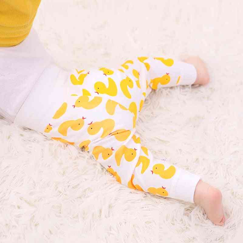 Syksy kevät vastasyntyneet vauvan housut korkea vyötärö leggingsit puuvillavaatteet housut housut