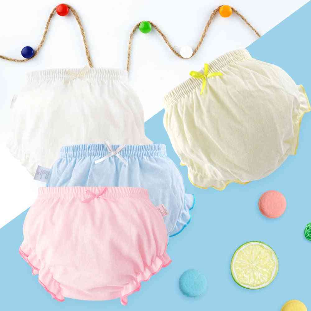 Baby undertøj 100% bomuldsunderbukser, piger trusser, nyfødte drenge sommer ensfarvede shorts trusser
