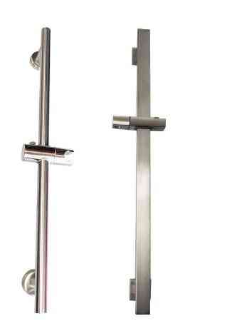 Round And Square Shape, Adjustable Hand Shower Holder-slide Bar