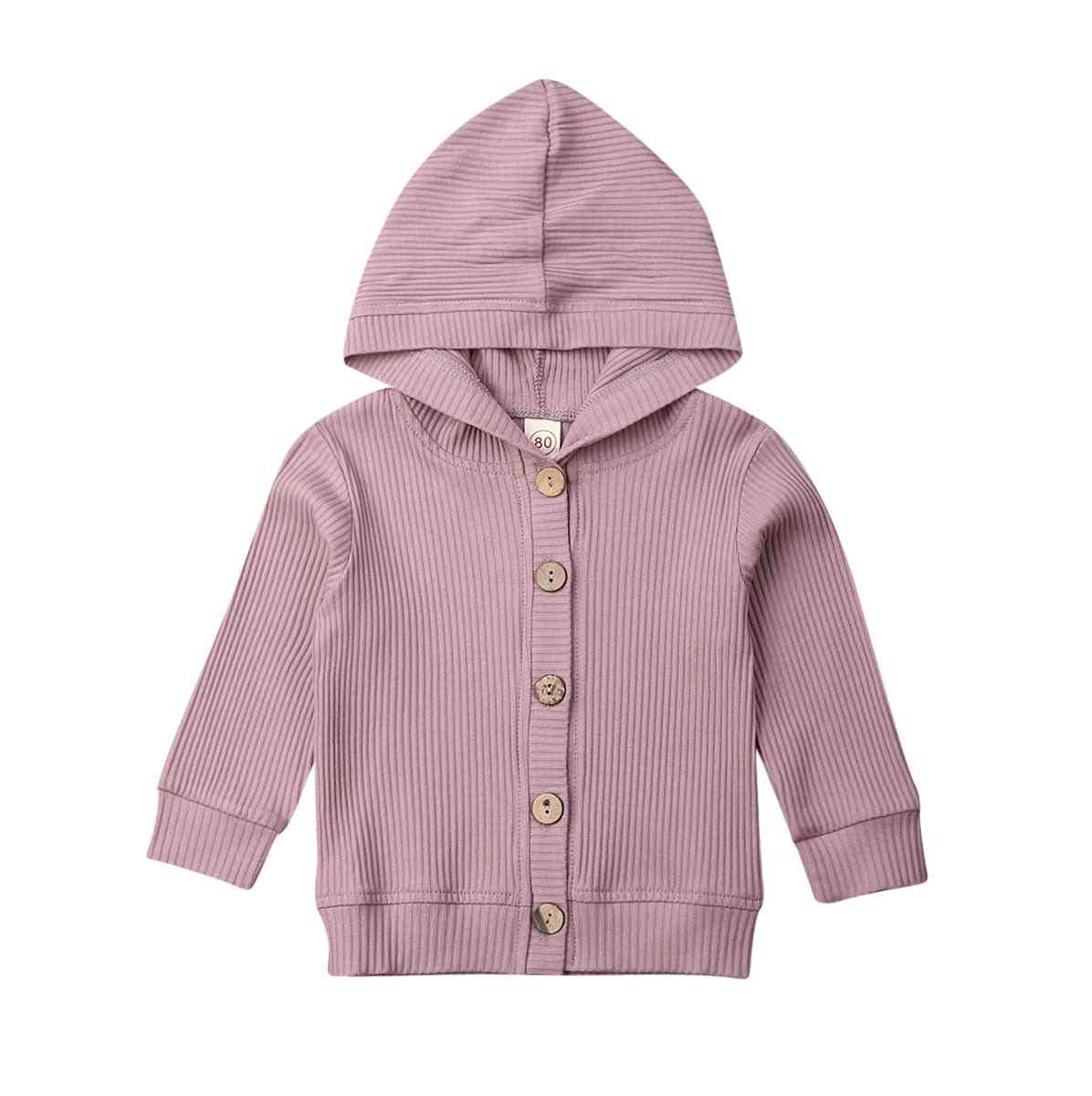 0-24 m otoño infantil bebé niña manga larga abrigo de punto chaqueta outwear tops