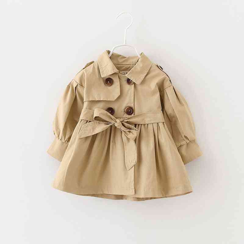Baby Casaco Coat, Spring Jas Trench Double Breast Windbreaker For Girl Jacket