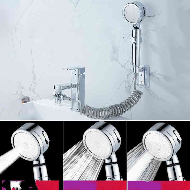 Badrum ansikte tvättställ vattenkran, extern dusch toalett håll filter flexibel liten munstycke kostym - 12-29