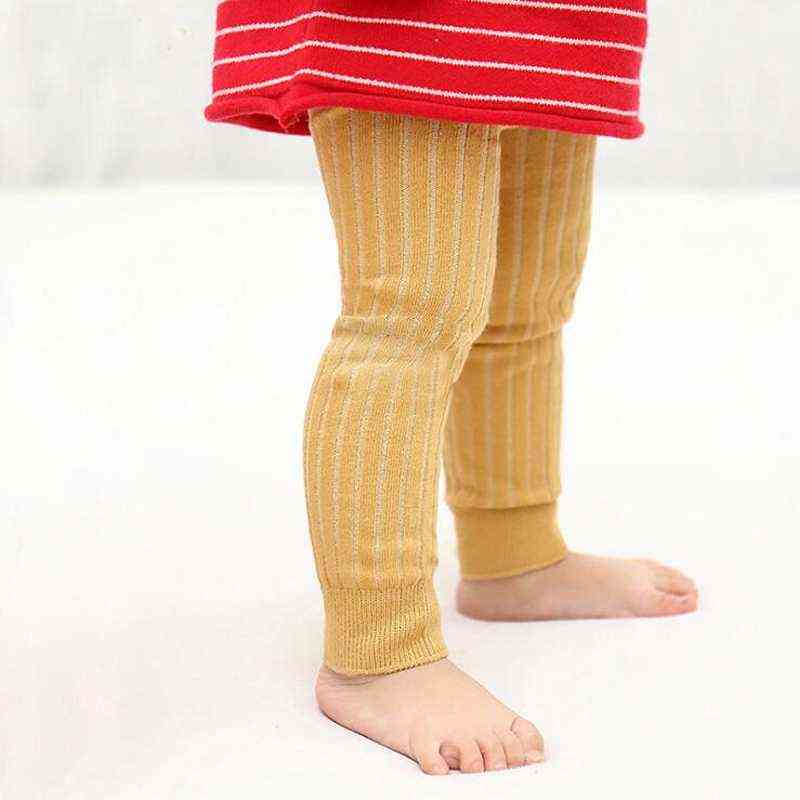 Baby Girl Stretch Leggings Pants,  Child Knitting Trousers