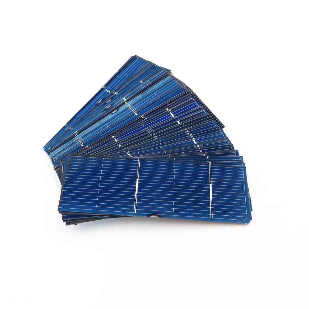 50buc / lot 125 156 panou de celule solare - baterie policristalină încărcare 5v 6v 12v, siliciu sunpower 5/6 inch