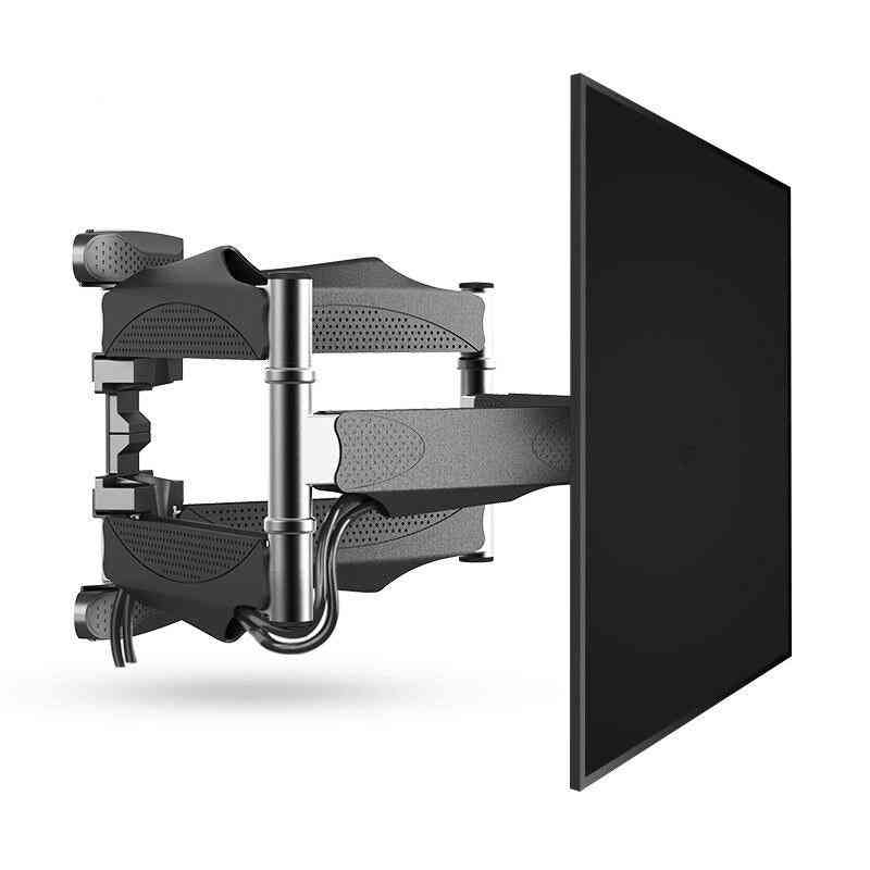 Full Motion Tv Wall Mount 6 Arms Retractable Swivel Tilt Tv Bracket Rack For 32-60