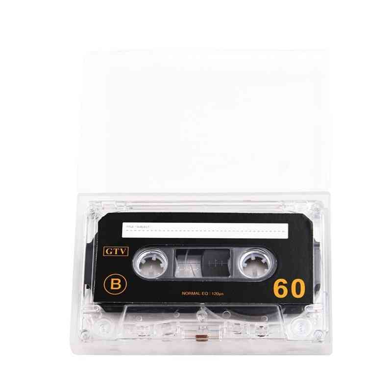 Standard Cassette Blank Tape, 60 Minutes Audio Recording
