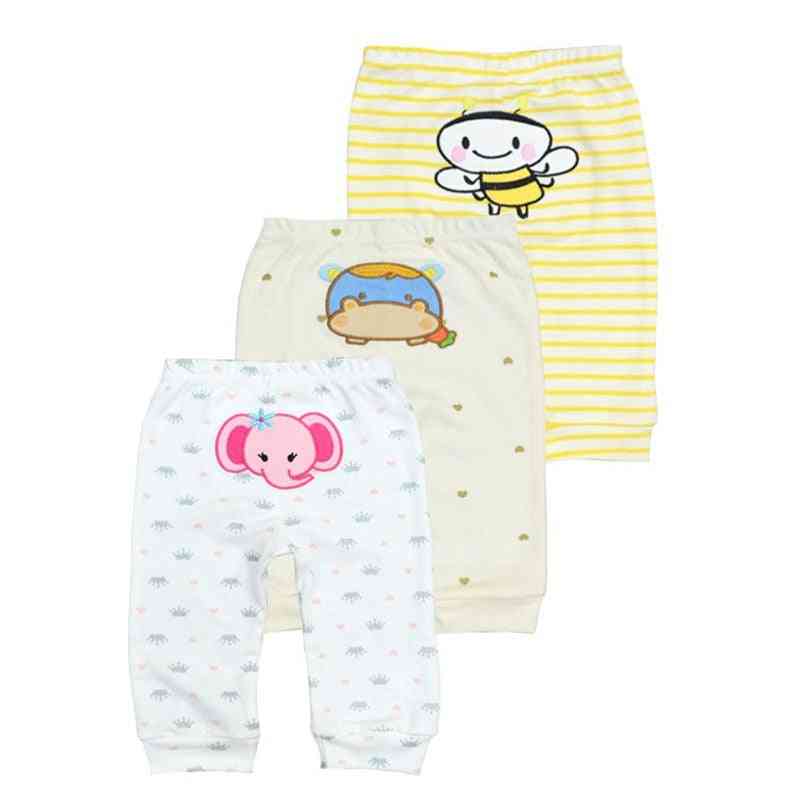 3pcs/lot Cotton Casual Pants / Trousers For Newborn Kids