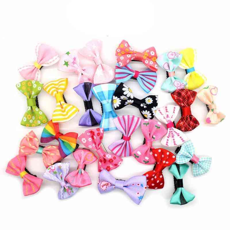 Durable And Colorful, Small Claw With Ribbon Bow Design-hair Pins For
