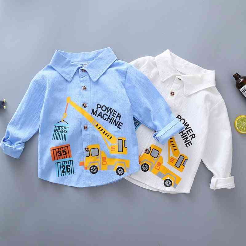 Shirt / Tops Clothes, Spring Thin Toddler Infant Boy Long Sleeve Tees Baby