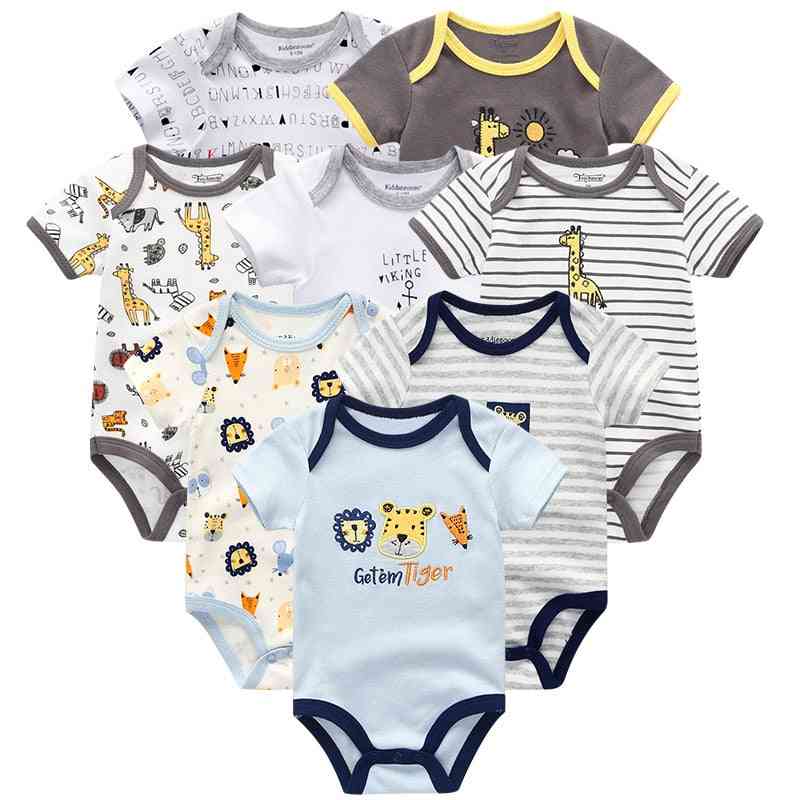 Baby Clothes Newborn Boy & Girl Rompers Cotton Toddler Jumpsuits Short Sleeve Clothing