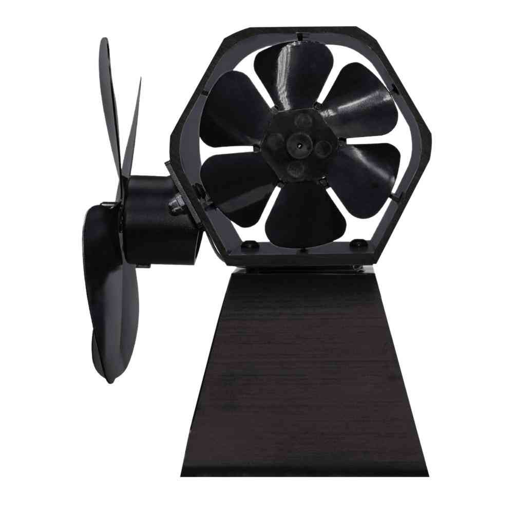 High Quality 4 Blade Thermal Power Fireplace Fan