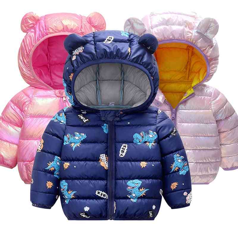 Autumn Winter Newborn Baby Clothes For Baby Jacket Dinosaur Print Outerwear Coat Jacket