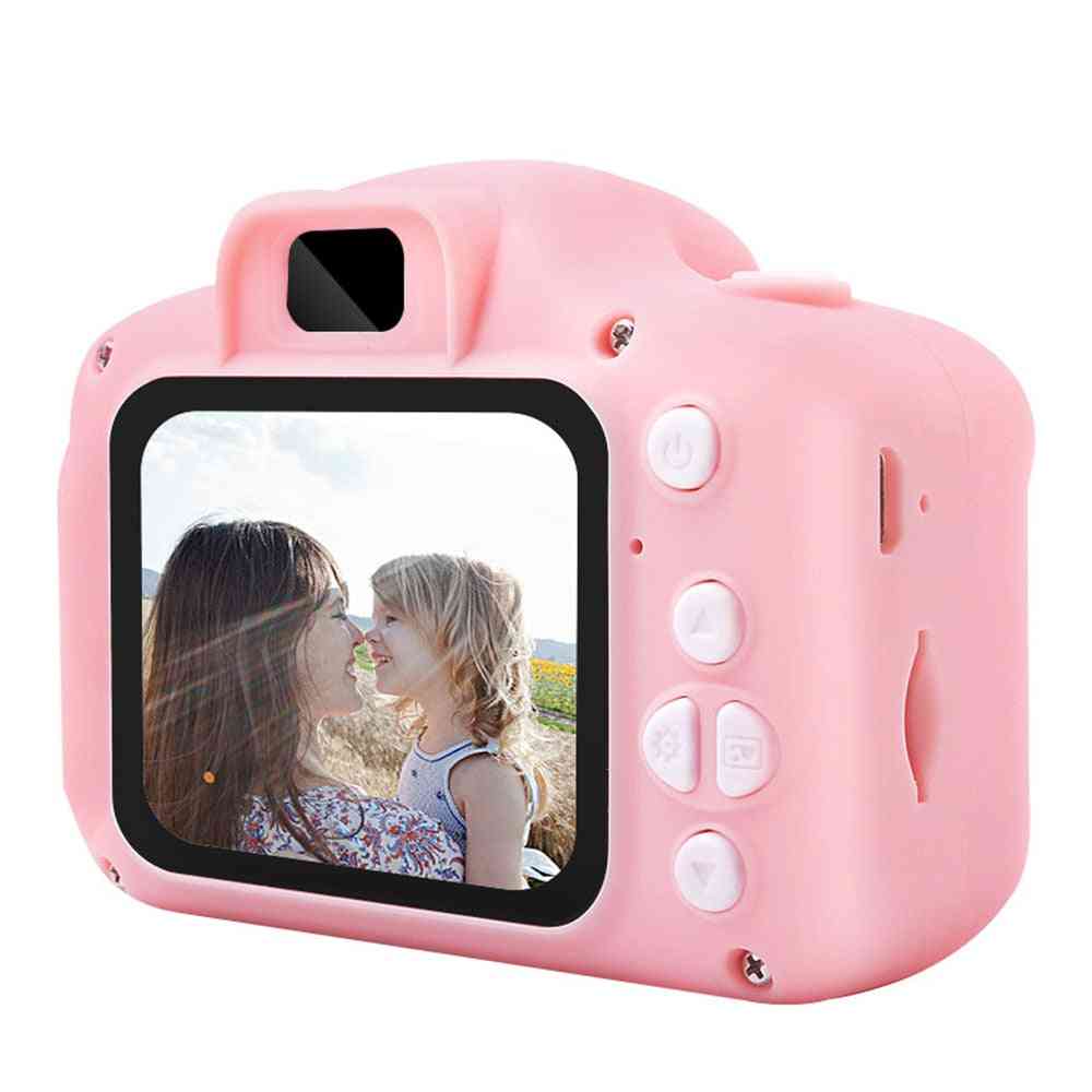 Mini câmera digital-8MP, tela de 2.0 polegadas com foco automático para crianças - azul / padrão