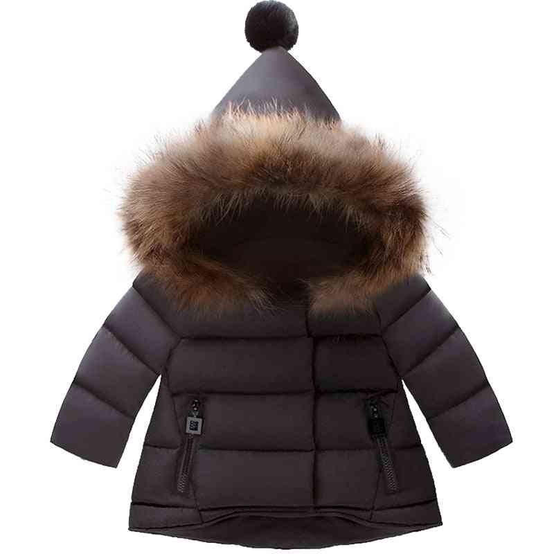 зимно бебе момиче, момчета якета палто за сняг, топло кадифе, връхни дрехи