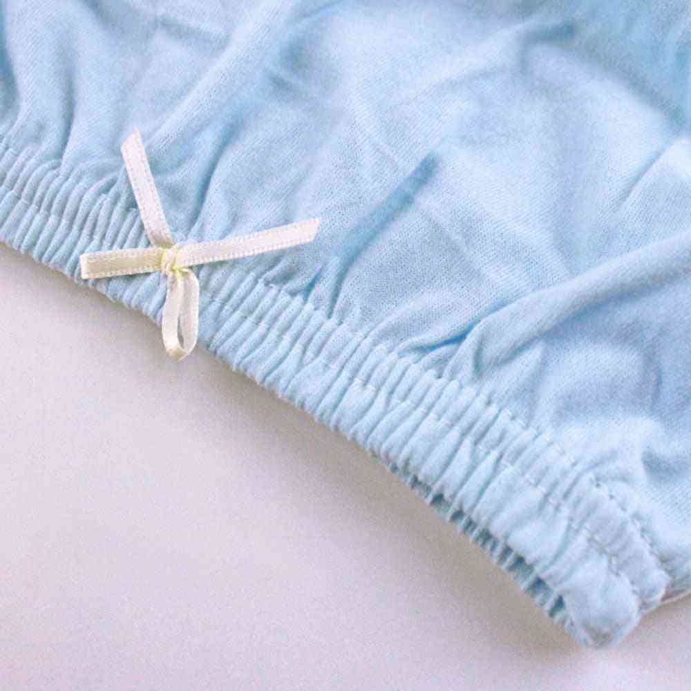 Kinderondergoed slipje meisjes baby-baby mode effen kleur strik kanten onderbroek voor kinderen mooie korte broeken geschenken