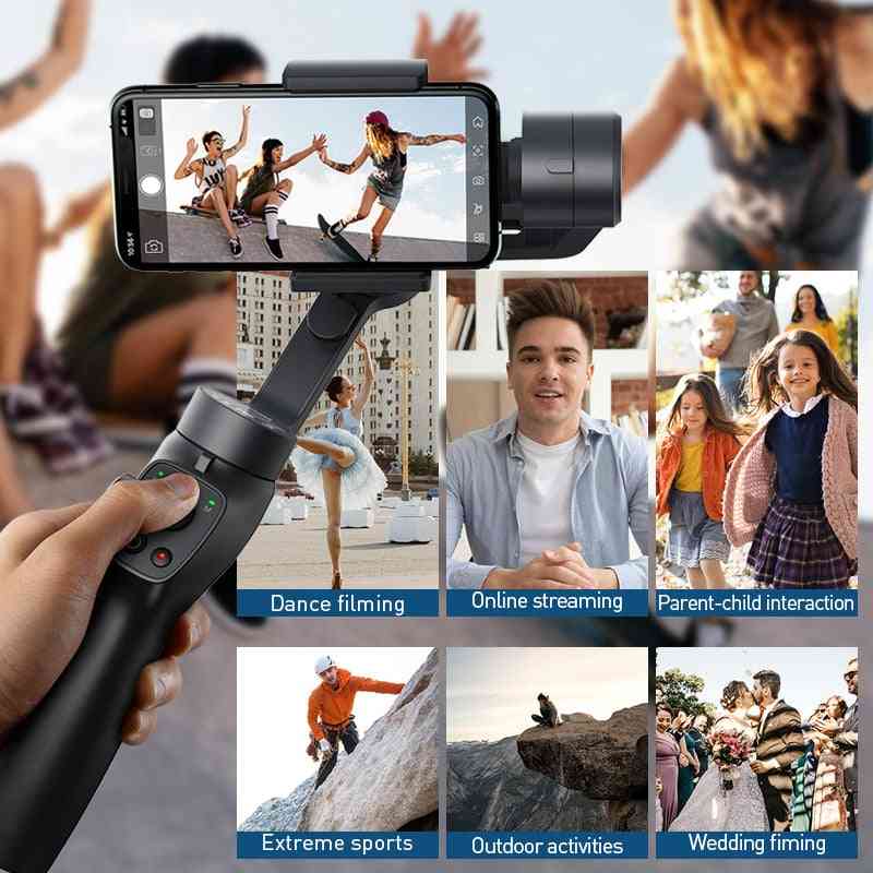 3-axis Handheld Gimbal Stabilizer For Smartphones With Battery Capacity: 2200mah