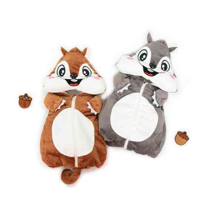Cute Autumn & Winter Vest, / Baby Thick Cartoon Mouse Hooded, Warm Waistcoat Clothing