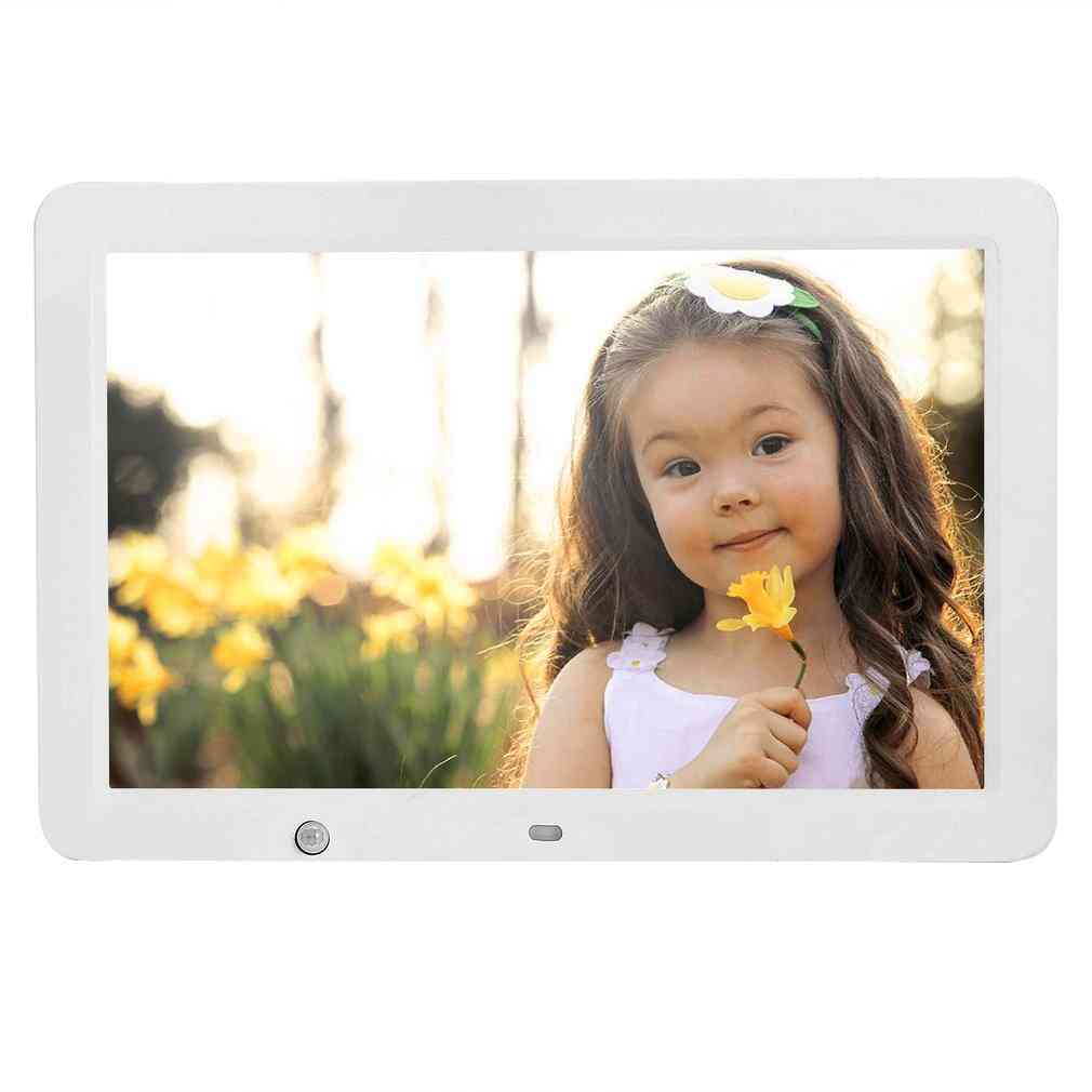 12 Inch Hd Digital Photo Frame With Wireless Remote Control, Motion Senser And 8gb Memory