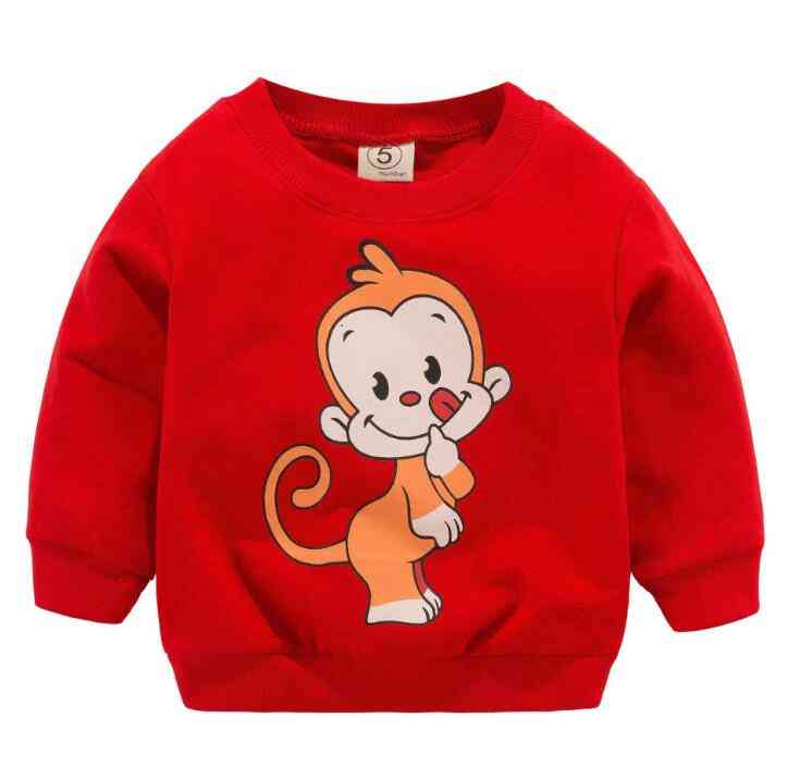 Sudaderas de ropa de bebé: suéter de dibujos animados con parte superior de algodón suave, suéter de primavera y otoño para niños ropa de abrigo para niños