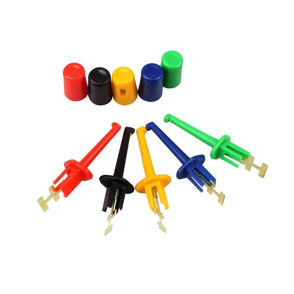 Ny malad wire kit testkroksklämma gripare testprobe smt / smd ic d20 kabelsvetsning -