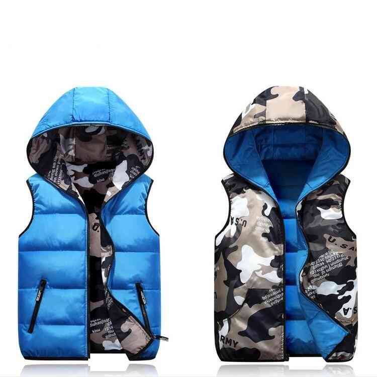 Camouflage Vest Jacket Outerwear