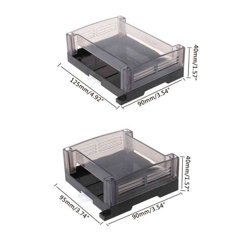 прозрачна пластмасова plc индустриална контролна кутия панел plc корпус кутия diy pcb shell