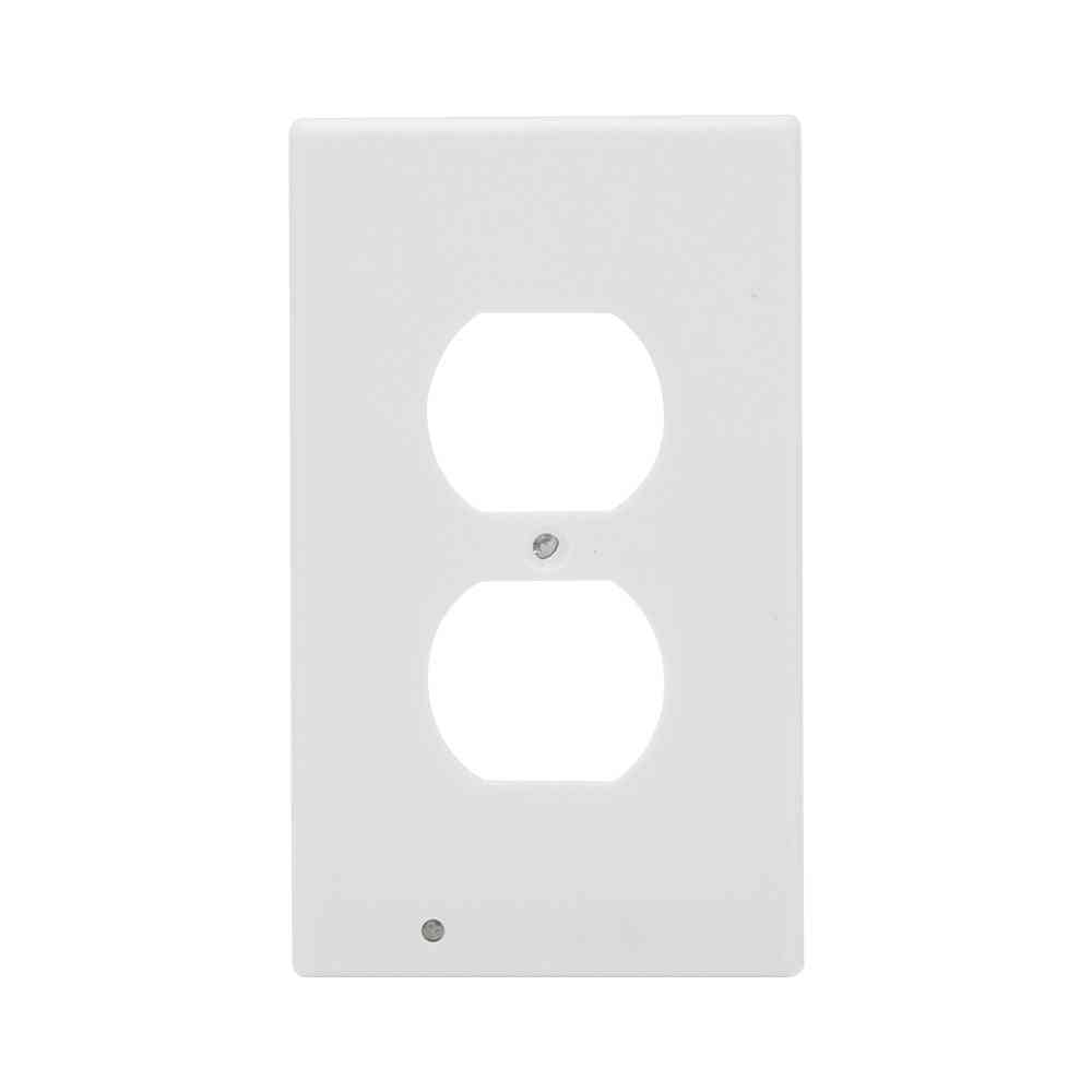 Durable Convenient Outlet Cover Wall Plate With Led Night Lights
