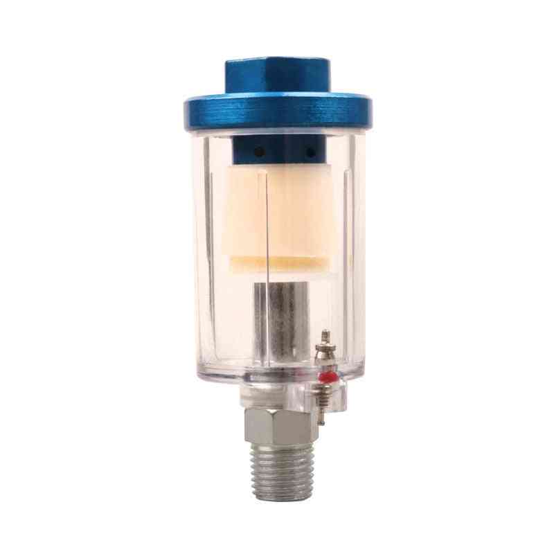 1/4'' Water Oil Separator, Inline Air Hose Filter, Moisture Trap For Compressor Spray