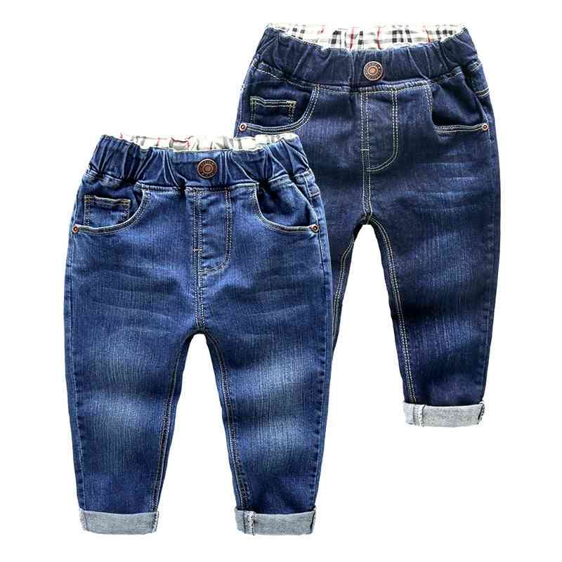 Baby dreng jeans tøj, forår og efterår - afslappet bukser til teenagere
