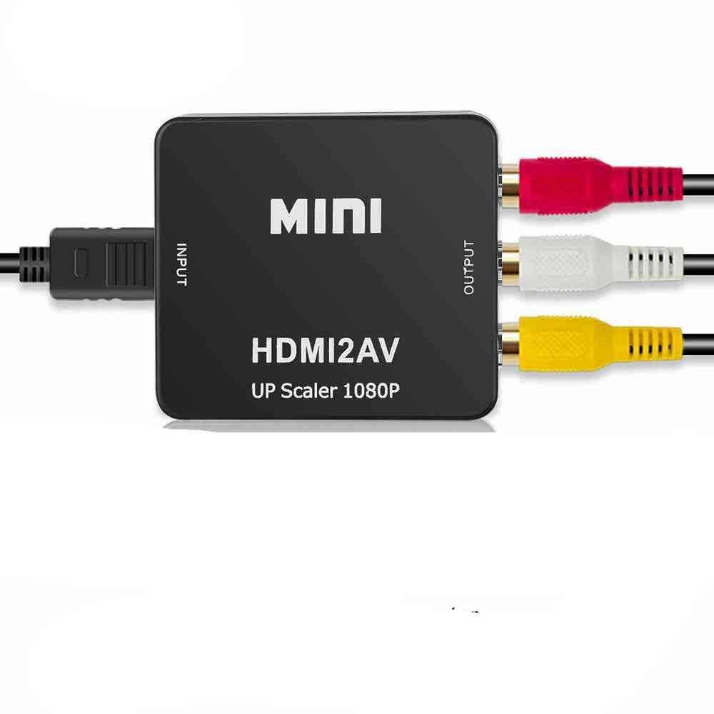 Mini hdmi2av up scaler 1080p (convertitore da hdmi ad av)