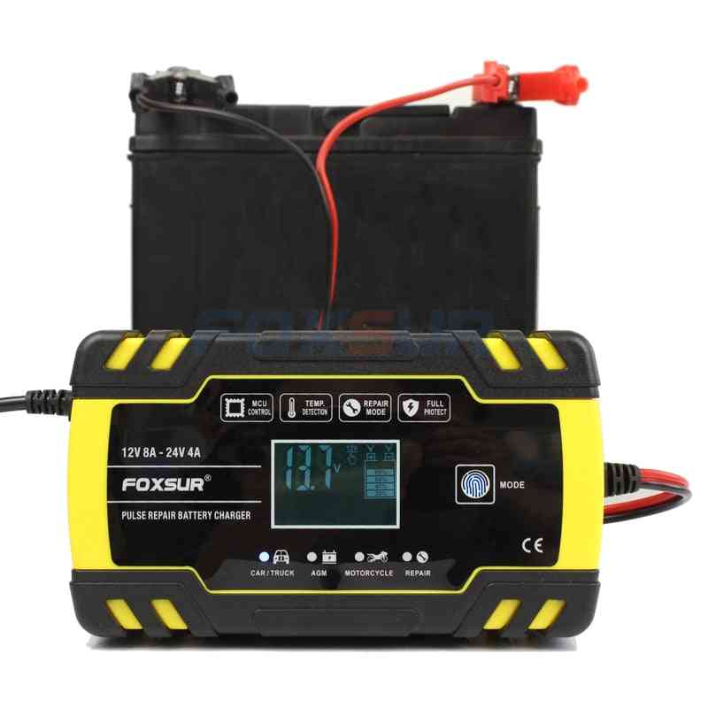 12v 8a-24v 4a Pulse Repair Smart Battery Charger