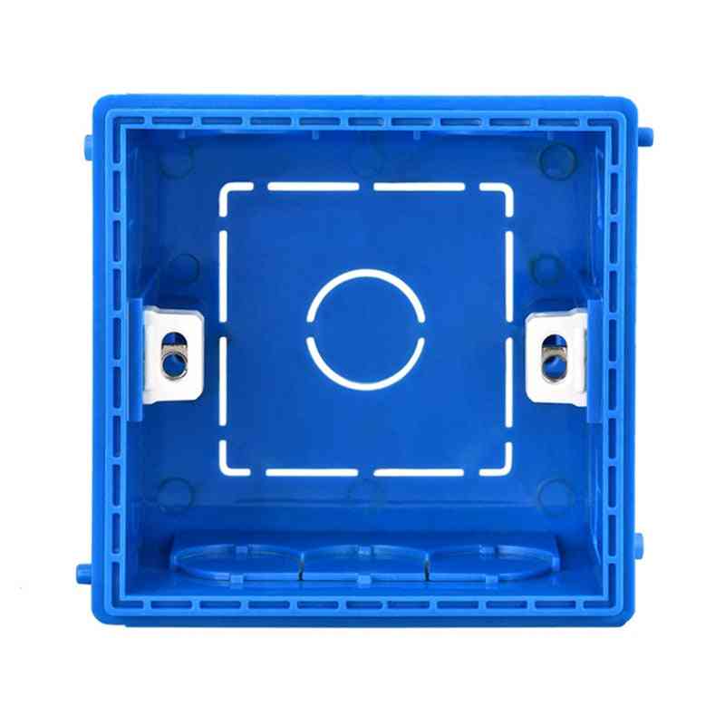 Atlectric monteringsbox - kassettomkopplare kopplingsdosa, dold dold invändig monteringsbox typ 86 - röd / 86mm-86mm-50mm