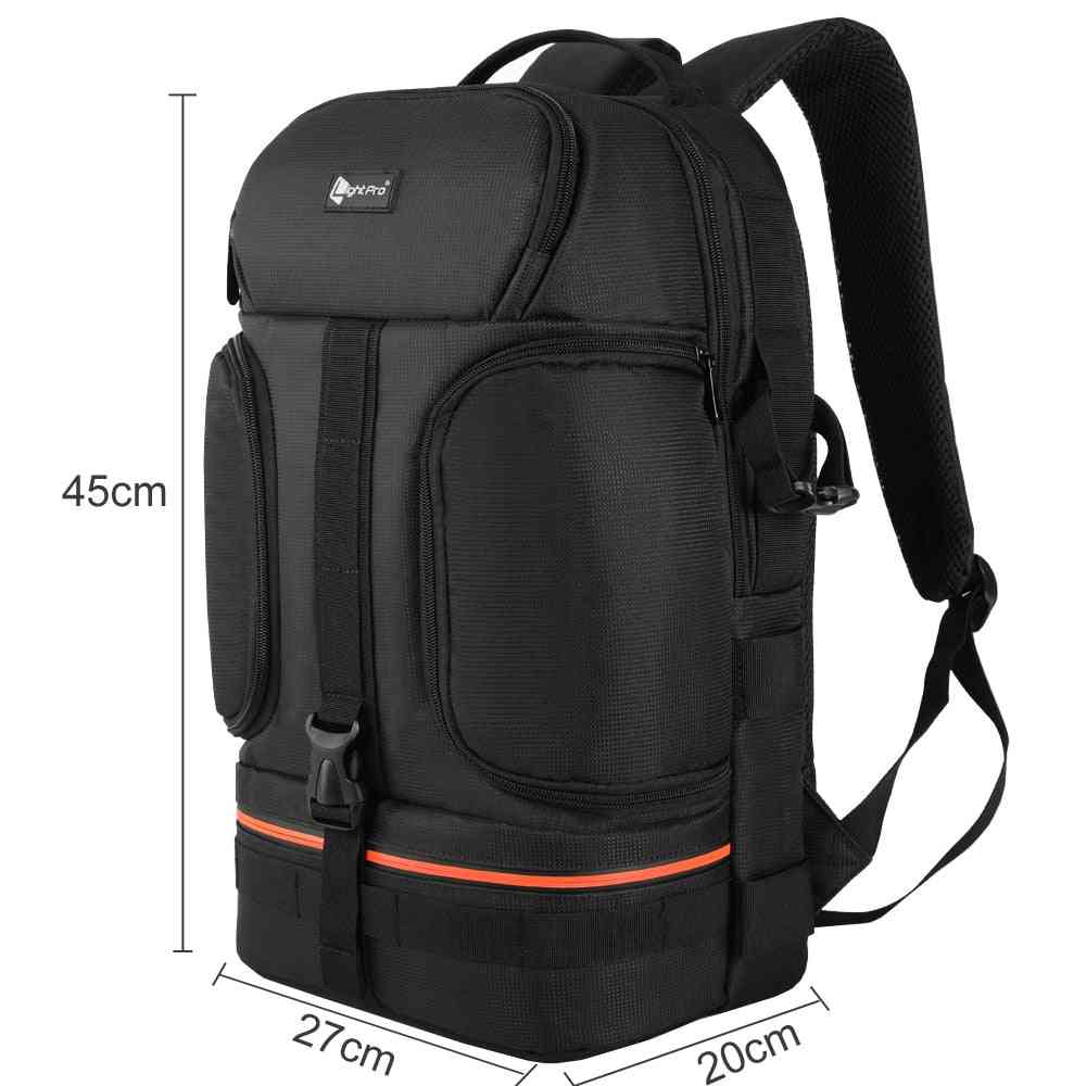 Waterproof Shoulder Backpack For Camera, Tripod, Laptops