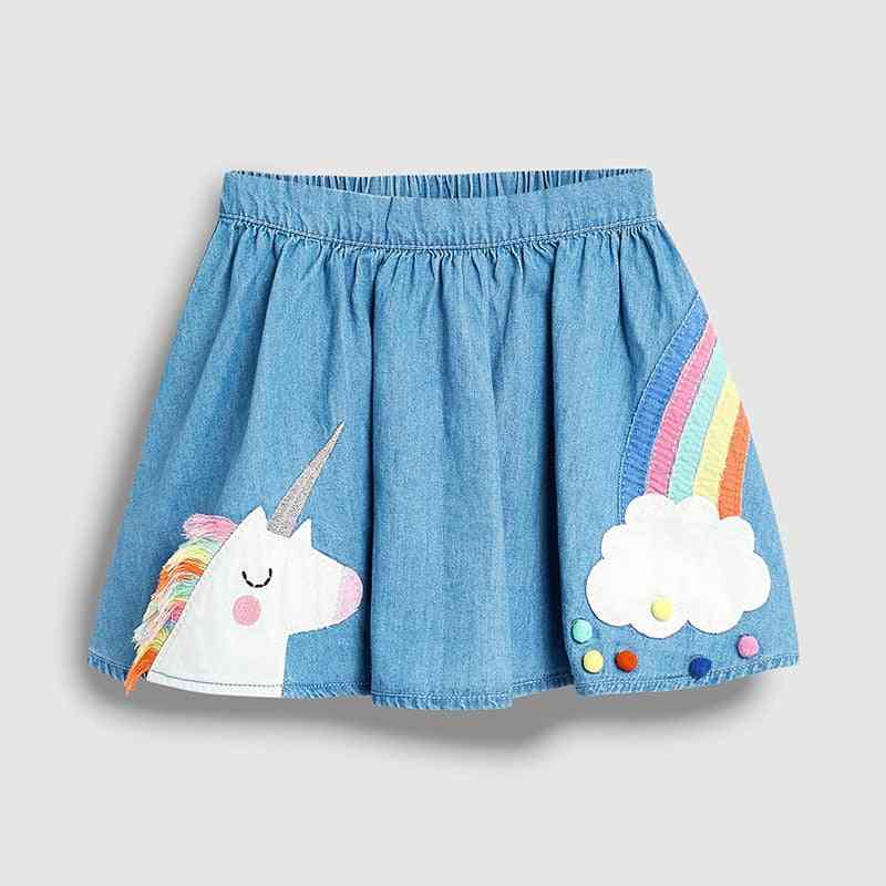 Little 2-7 Years Girl's Summer Skirts, Or Tops ( Optional)