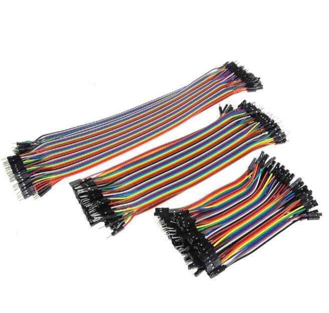 ženský / ženský farebný prepojovací kábel pre arduino