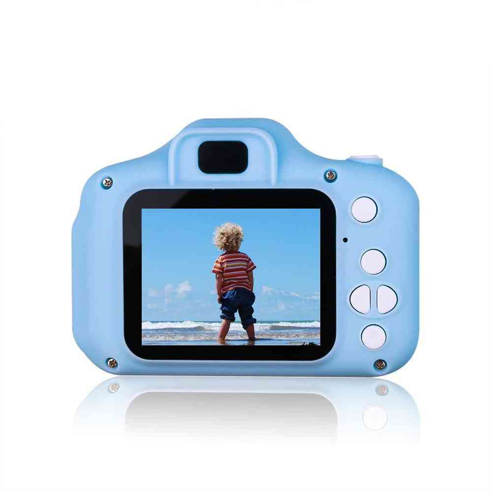 Fotocamera digitale per bambini mini hd - blu con scheda da 32 GB