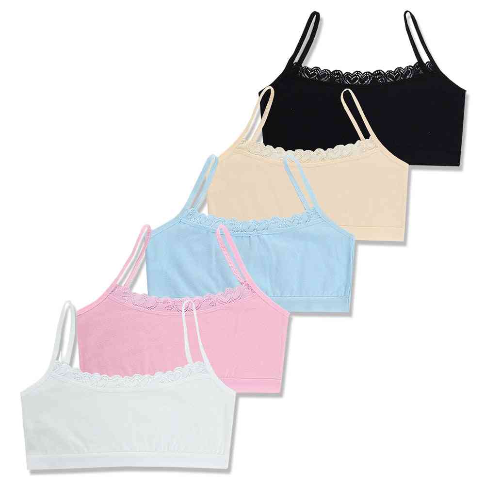 Children's Breast Care Girl Bra, For 6 To 12 Years Cotton Teenage Underwear