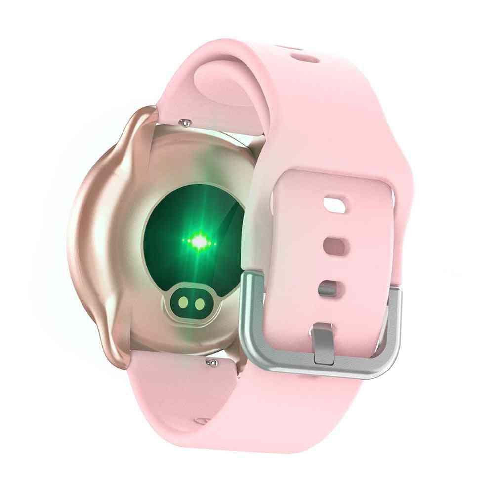 ženska fitnes pametna ura, tekoči merilnik srčnega utripa-Bluetooth pedometer