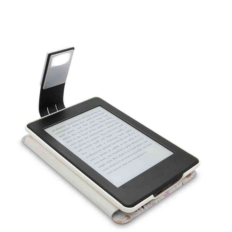 E-book ricaricabile luce a led per carta kindle, lampada da lettura a led usb power bank