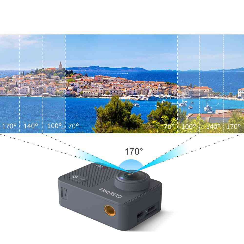 Rc 16mp-wifi akcijska kamera - vodootporna s 2 '' eis zaslonom osjetljivim na dodir
