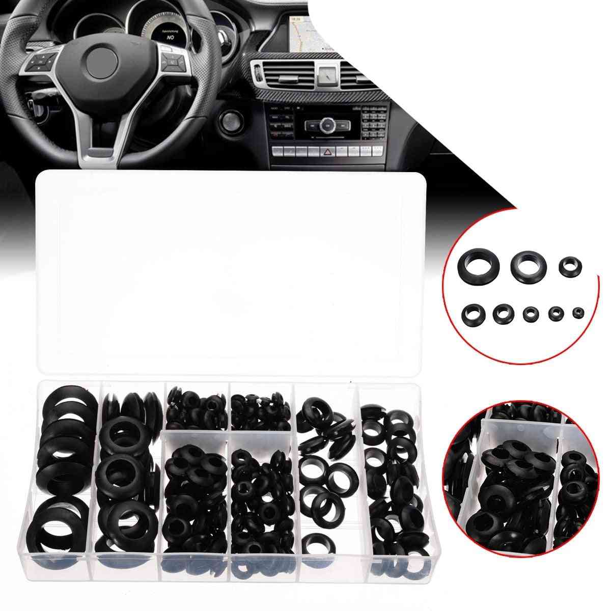 Rubber Grommet Assortment Set - Electrical Wire Gasket Kit