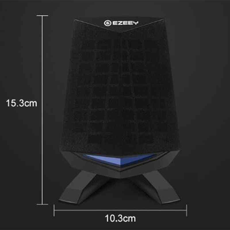 Mini Portable Usb Powered Speakers Bass 2.0 With  Led Light