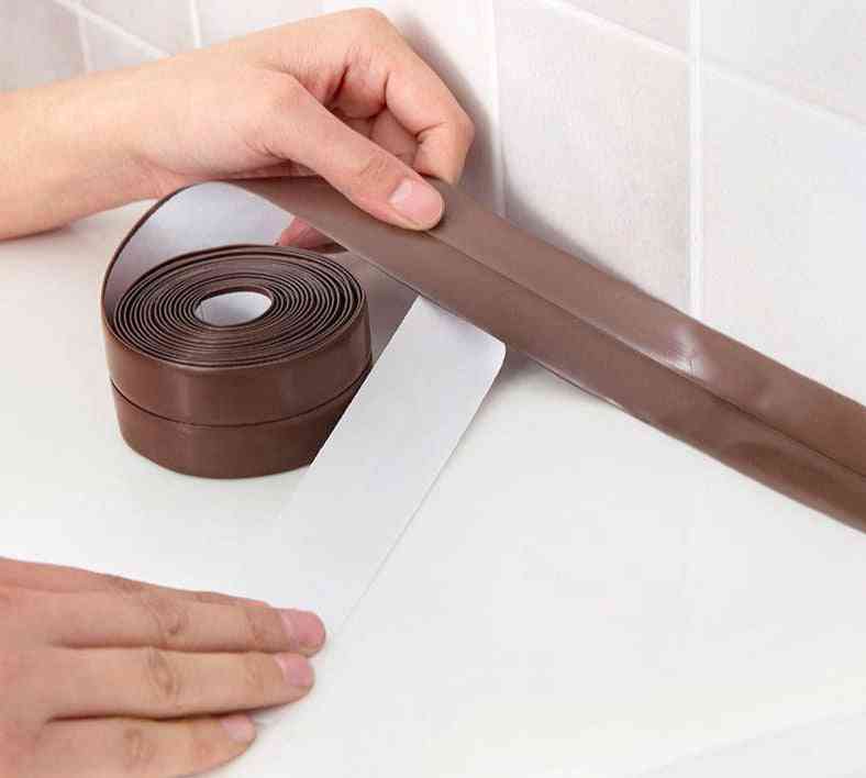 3d Waterproof Border Tape For Bathroom, Bathtub, Kitchen - Pvc Sealant Strip