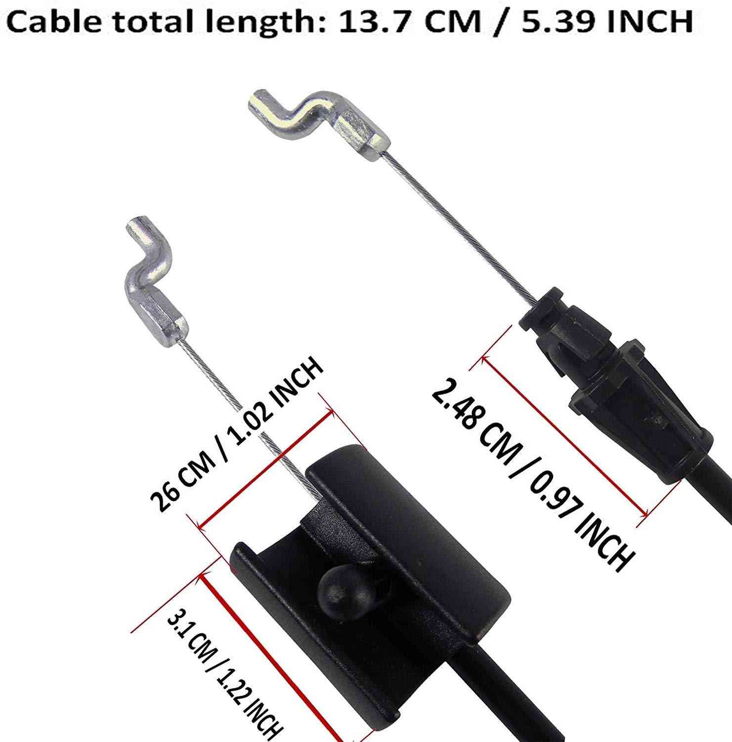 резервна част за кабел за косачка за трева за кабел за управление на зоната на двигателя / поулан / ропер / майстор / плевел