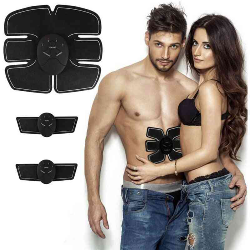 Automatically Muscle Stimulator Body Slimming Sticker, Arm Hip Abdominal Exerciser Training Device