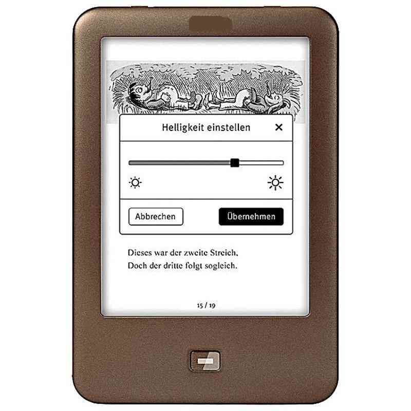 Ebook Reader, Light Electronic Book, 6 Inch 1024x758 Backlight 4gb