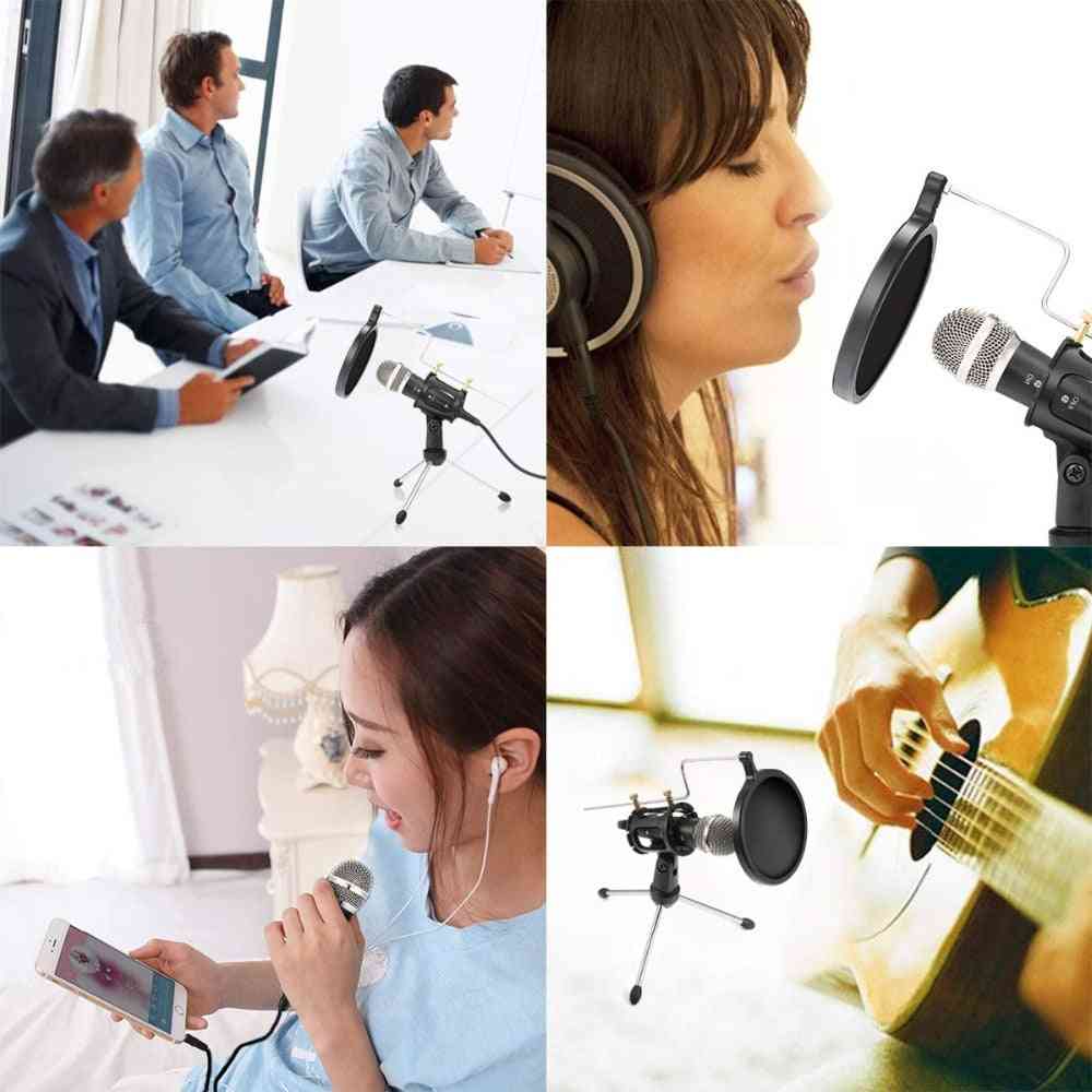 Recording Condenser Microphone For Computer Pc & Phone