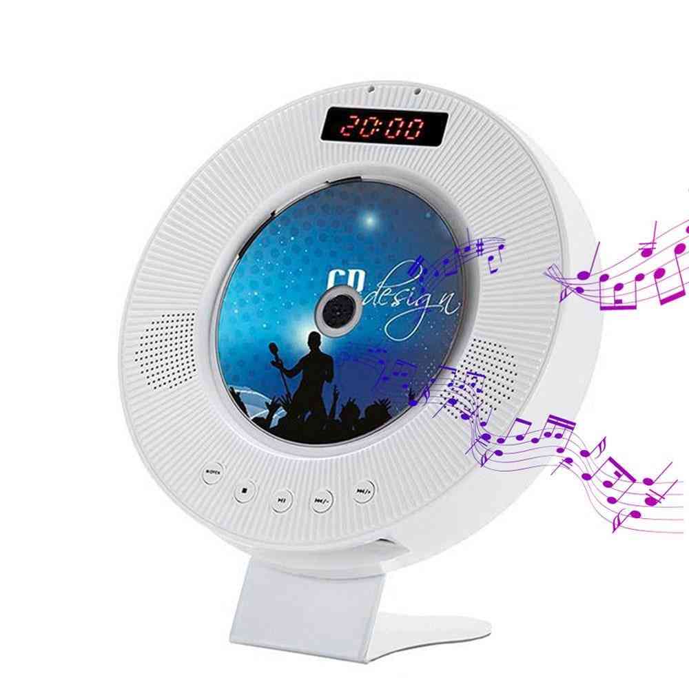 Wall Mounted Cd Player With Led Display-bluetooth Usb Mp3 Disk