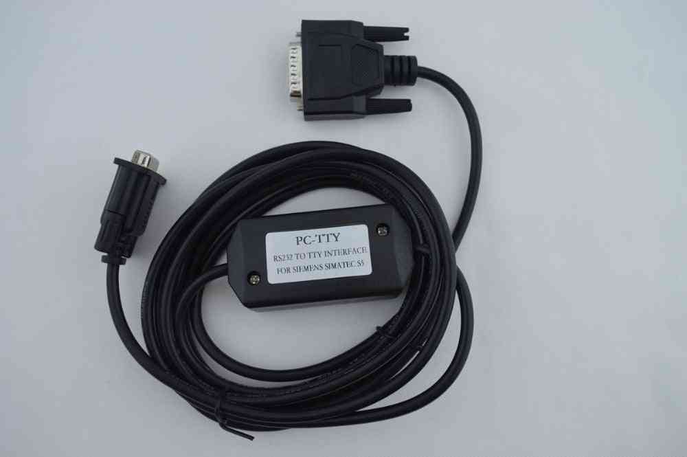 6es5734-1bd20, programovací kábel adaptéra pc na tty pre simatic s5, plc 6es5, 734-1bd20